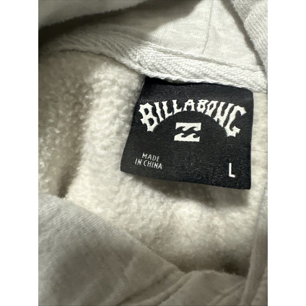 Billabong Hoodie "Quality Surf Goods Since 1973" Front and Back Graphics Size L - Picture 4 of 6